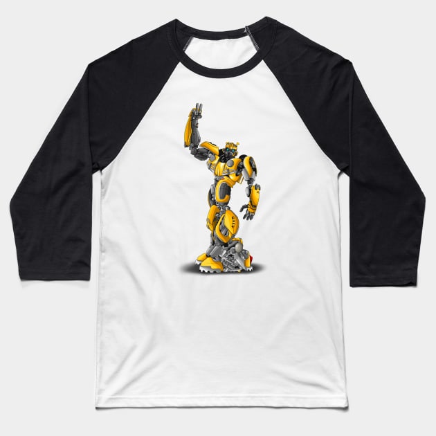 Bumblebee Baseball T-Shirt by Tlou_arts